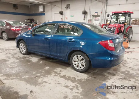 2012 Honda Civic Lx from USA, damaged, VIN 2HGFB2F58CH543181